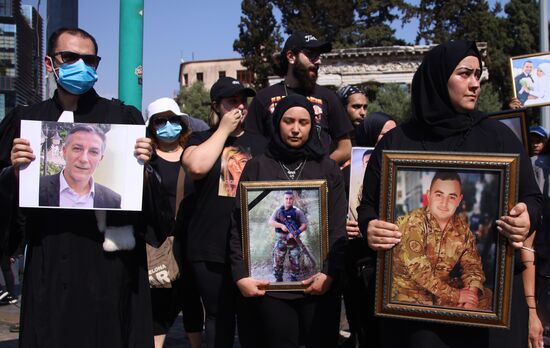 Lebanon Blast Anniversary Protest