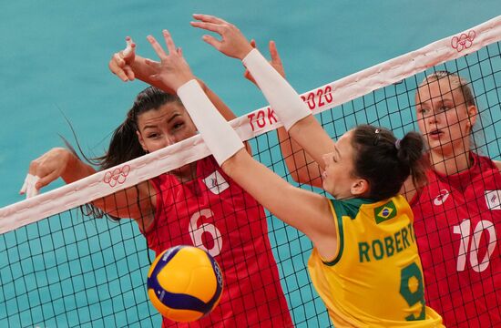 Japan Olympics 2020 Volleyball Women Brazil - ROC