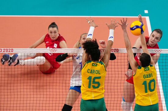 Japan Olympics 2020 Volleyball Women Brazil - ROC