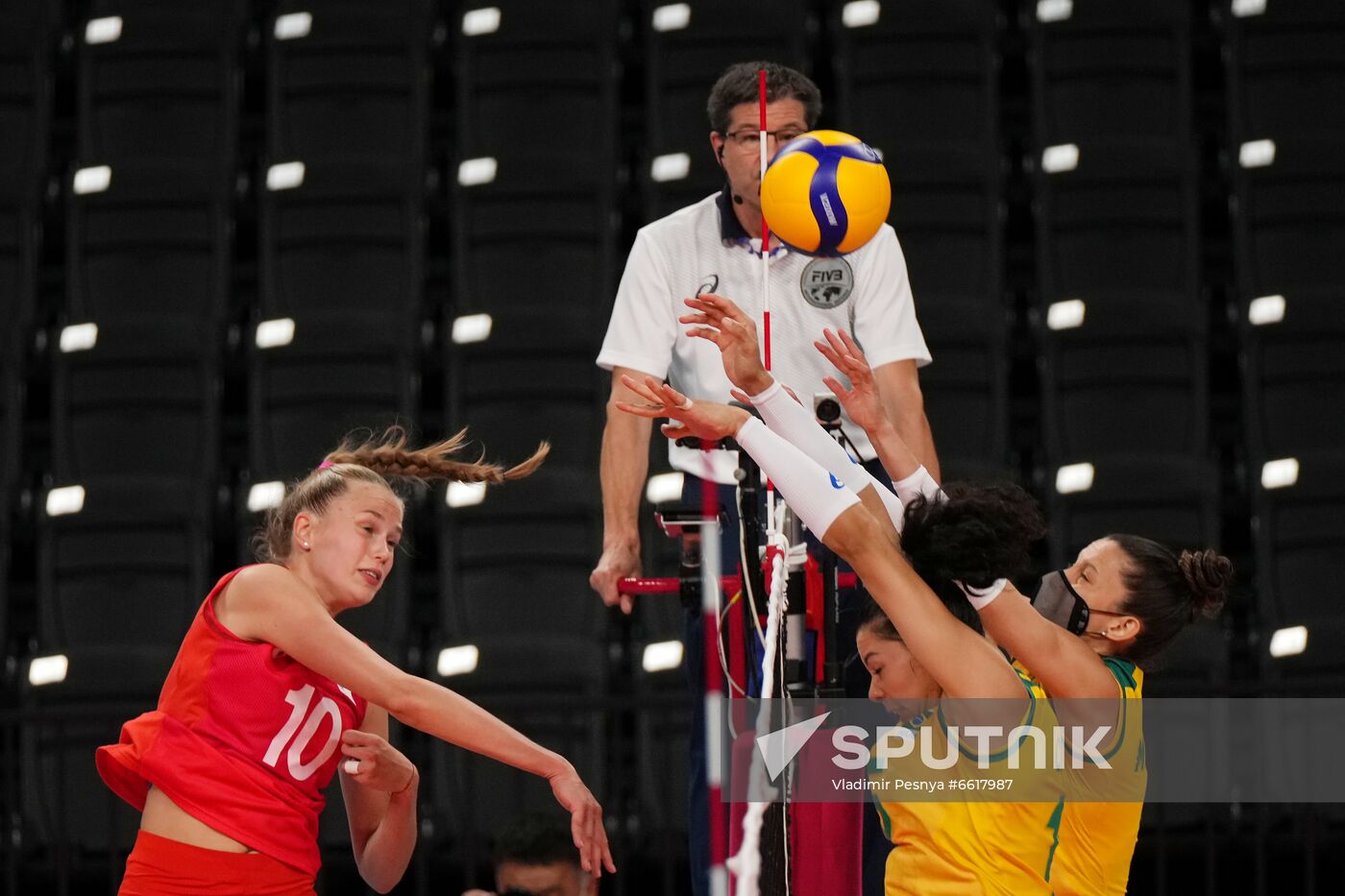 Japan Olympics 2020 Volleyball Women Brazil - ROC