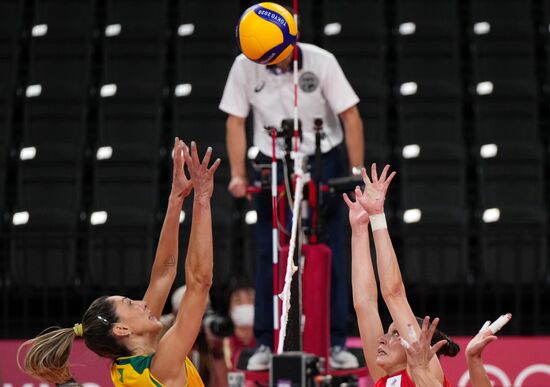 Japan Olympics 2020 Volleyball Women Brazil - ROC