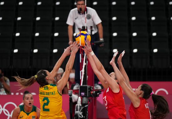 Japan Olympics 2020 Volleyball Women Brazil - ROC