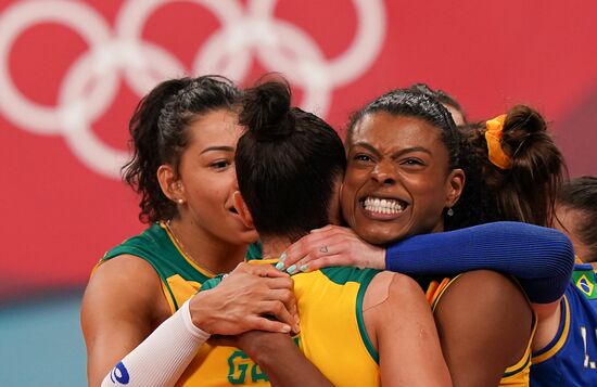Japan Olympics 2020 Volleyball Women Brazil - ROC