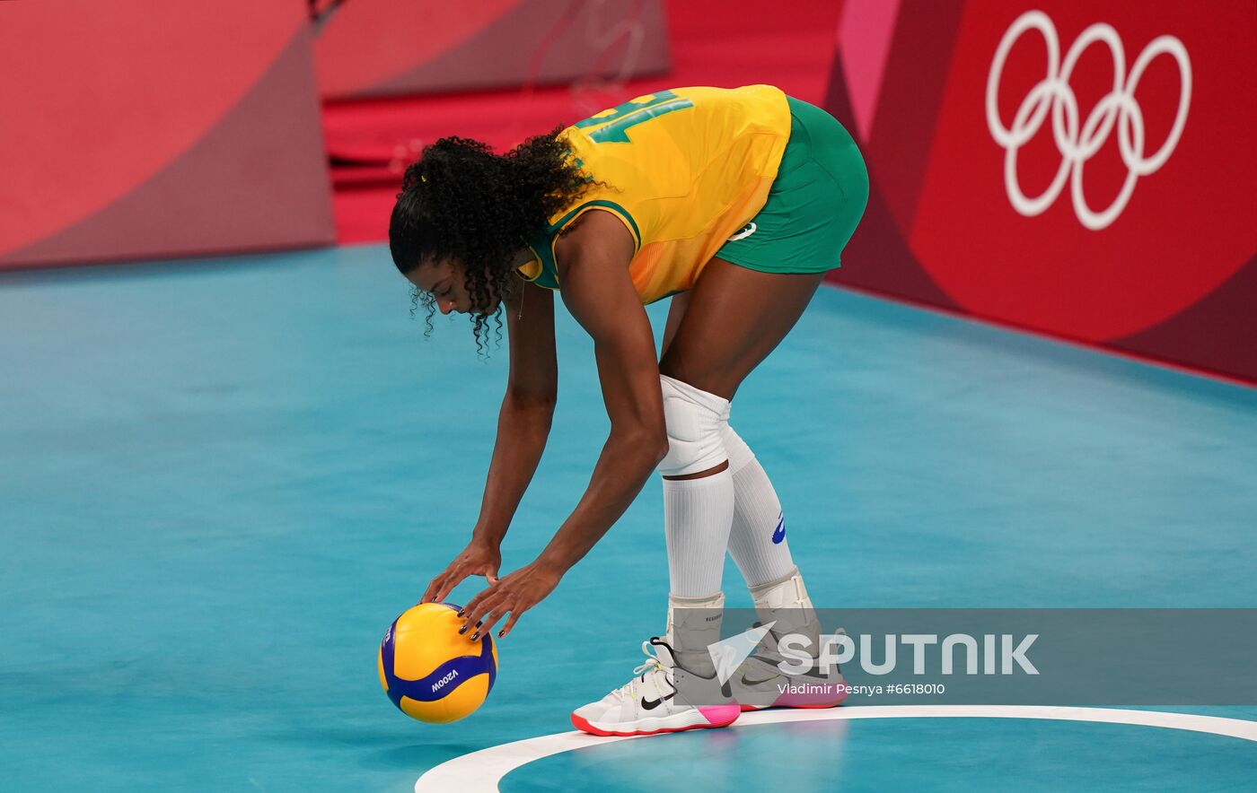 Japan Olympics 2020 Volleyball Women Brazil - ROC