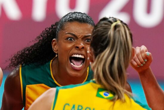Japan Olympics 2020 Volleyball Women Brazil - ROC