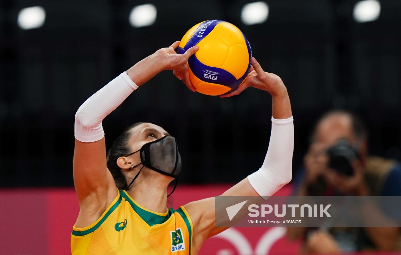 Japan Olympics 2020 Volleyball Women Brazil - ROC