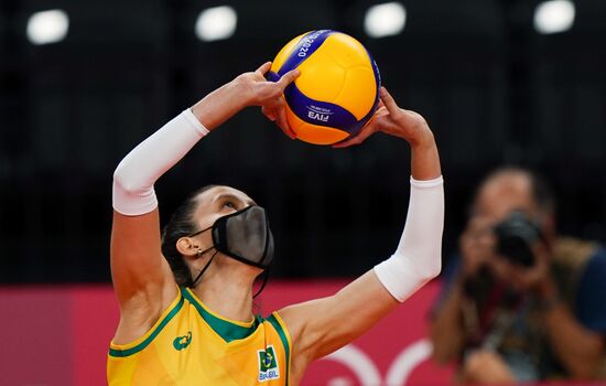 Japan Olympics 2020 Volleyball Women Brazil - ROC
