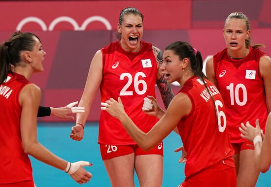Japan Olympics 2020 Volleyball Women Brazil - ROC