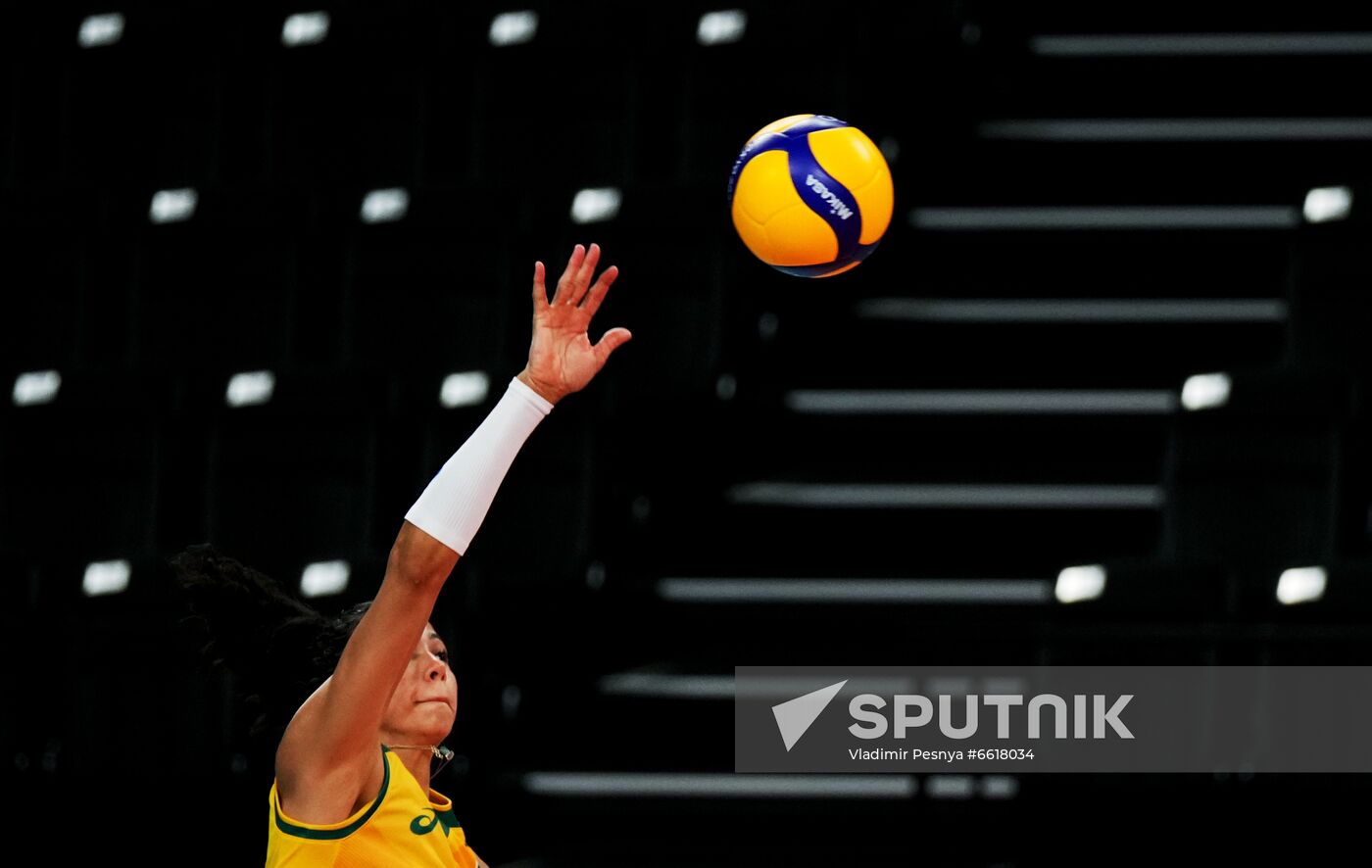 Japan Olympics 2020 Volleyball Women Brazil - ROC