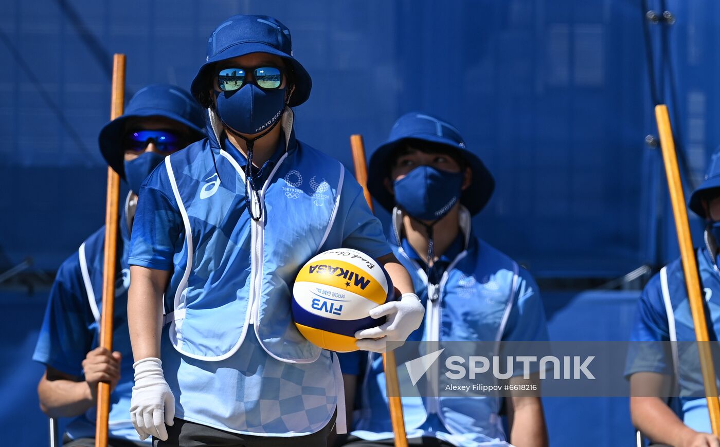 Japan Olympics 2020 Beach Volleyball Women Semifinals