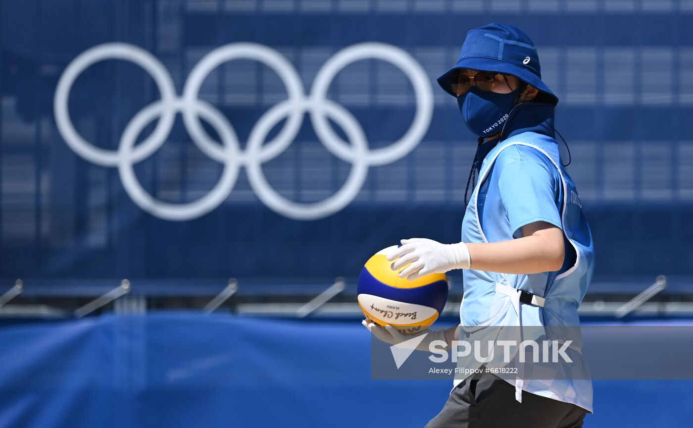 Japan Olympics 2020 Beach Volleyball Women Semifinals