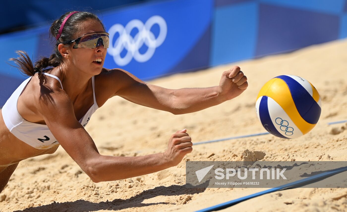 Japan Olympics 2020 Beach Volleyball Women Semifinals