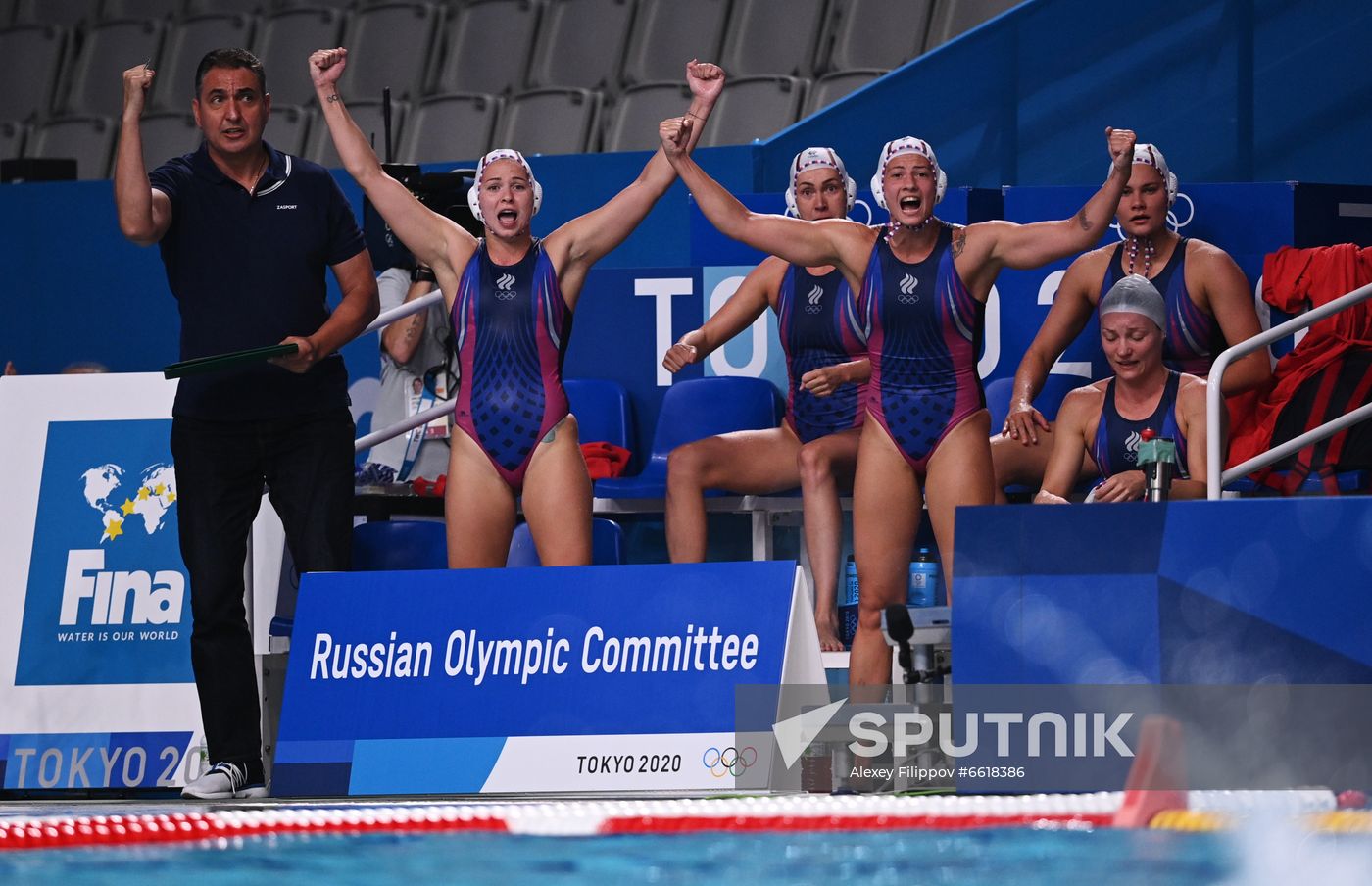 Japan Olympics 2020 Water Polo Women ROC - US
