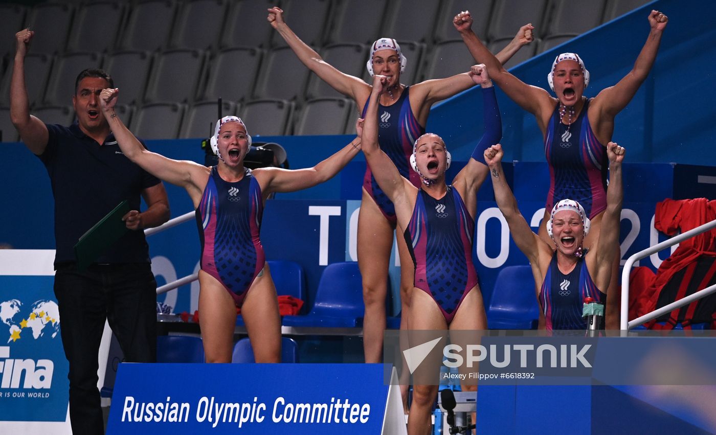 Japan Olympics 2020 Water Polo Women ROC - US