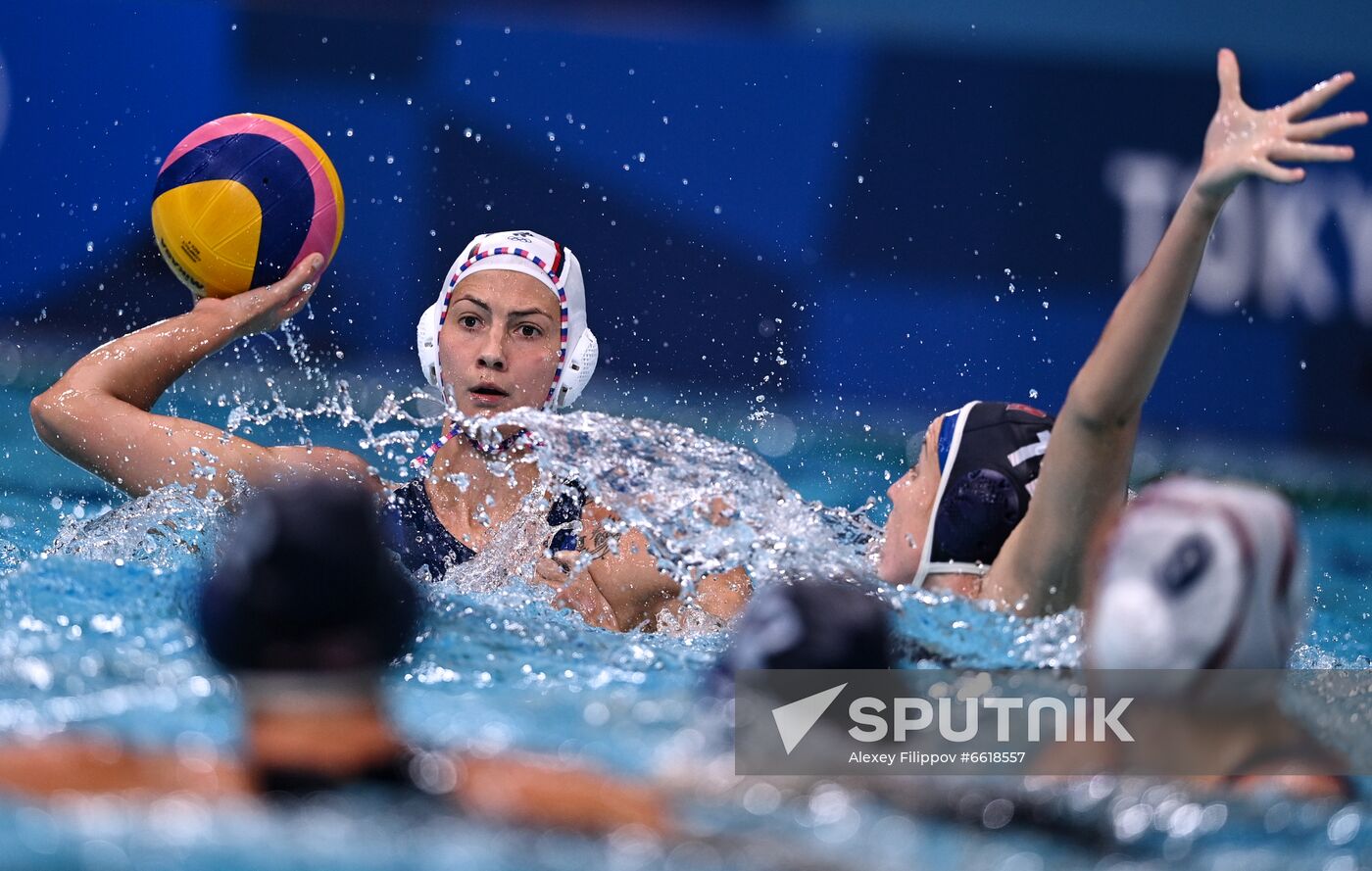 Japan Olympics 2020 Water Polo Women ROC - US