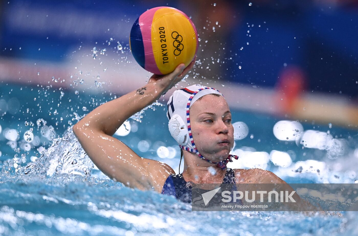 Japan Olympics 2020 Water Polo Women ROC - US