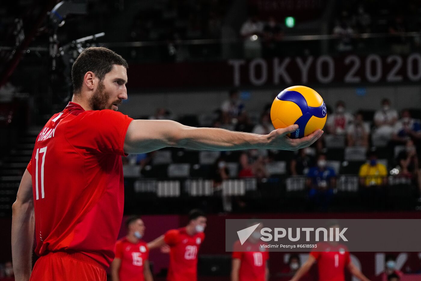 Japan Olympics 2020 Volleyball Men Brazil - ROC