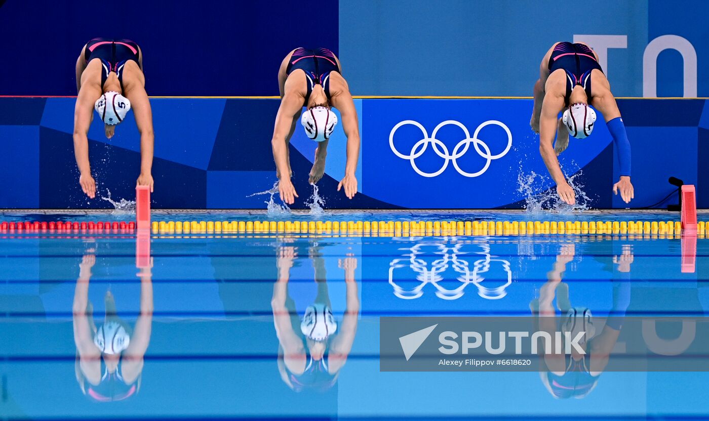 Japan Olympics 2020 Water Polo Women ROC - US