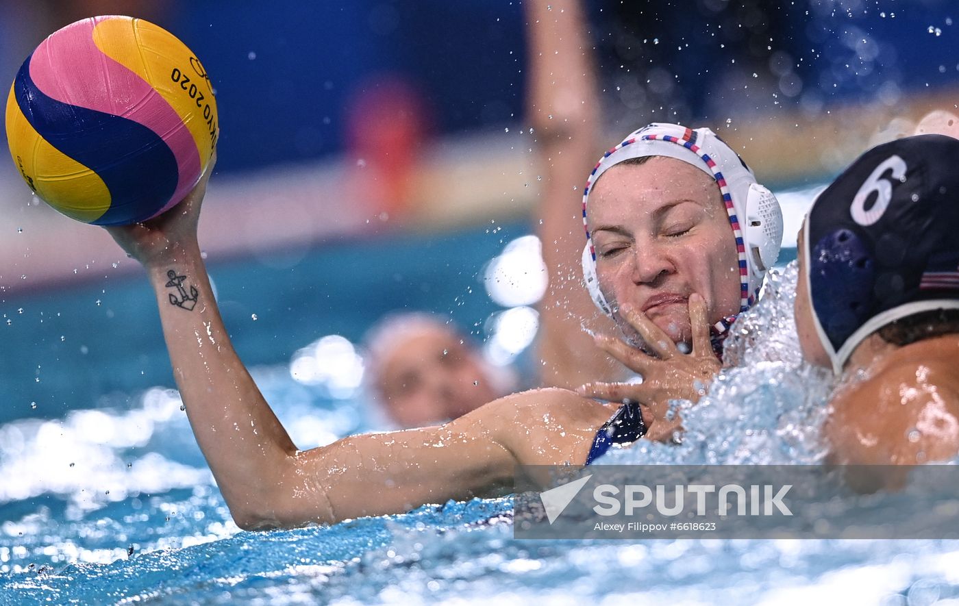 Japan Olympics 2020 Water Polo Women ROC - US