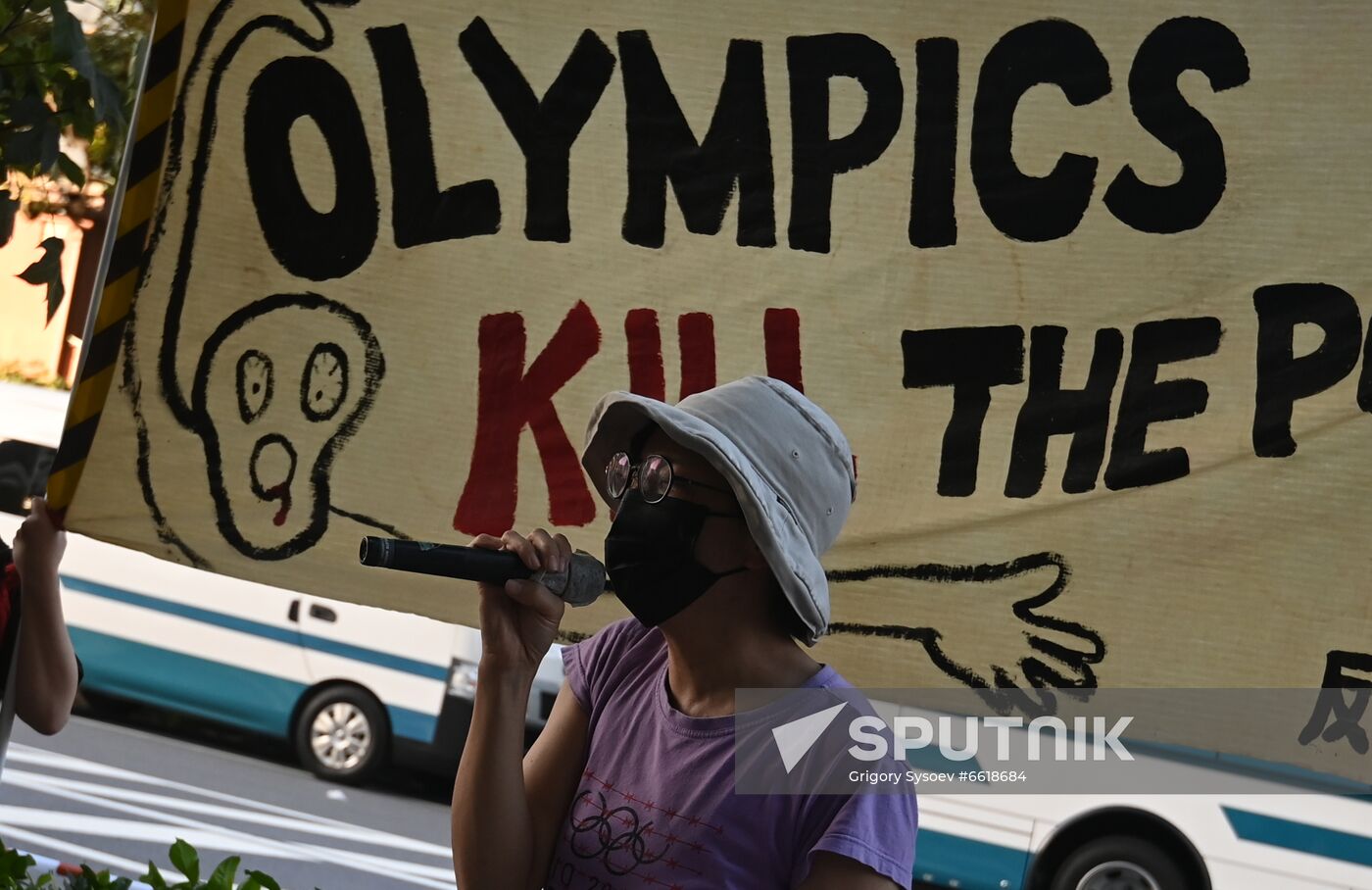 Japan Olympics 2020 Protest