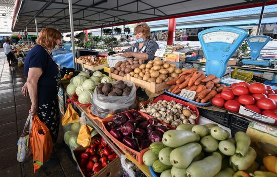 Russia Crimea Food Market