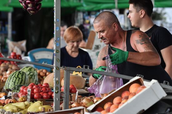 Russia Crimea Food Market