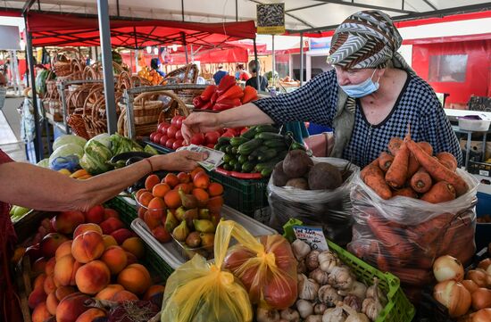 Russia Crimea Food Market