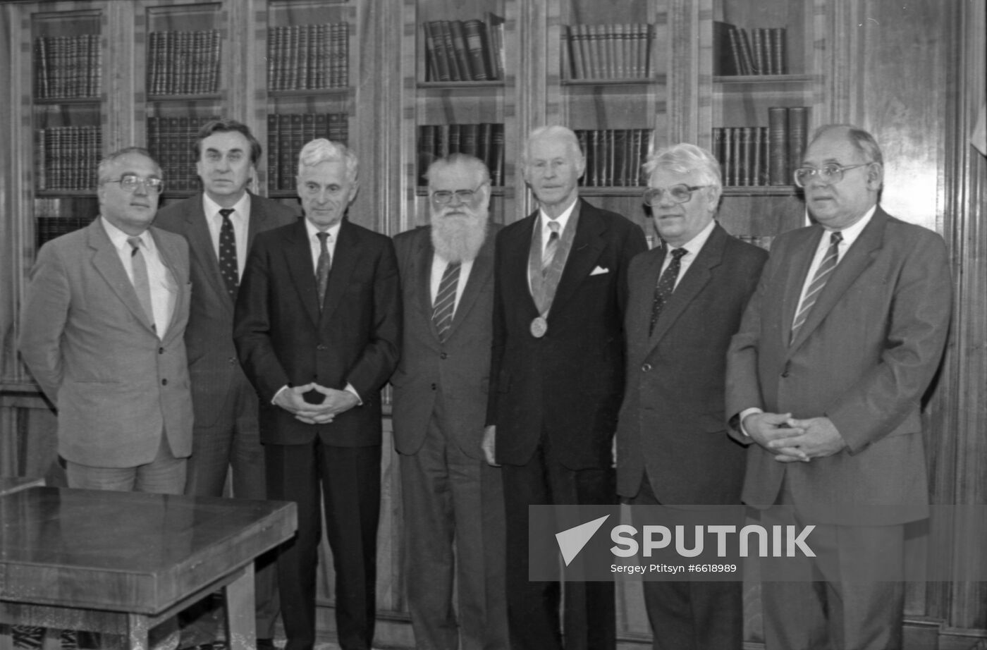 Thor Heyerdahl visits Lomonosov Moscow State University