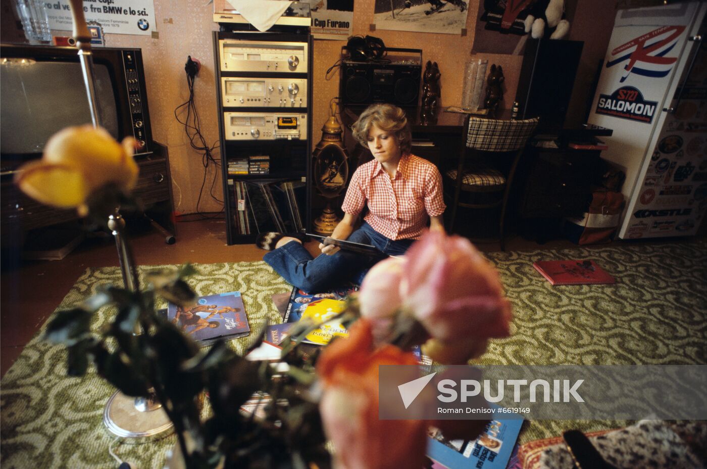 Alpine ski center on Big Ala-Archa Glacier