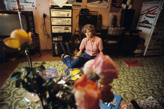 Alpine ski center on Big Ala-Archa Glacier