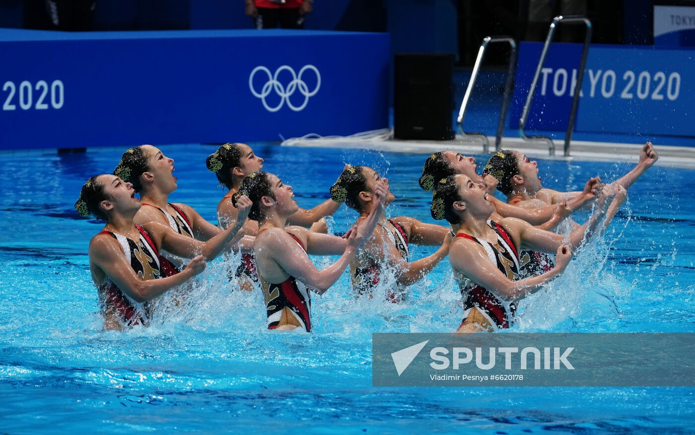 Japan Olympics 2020 Artistic Swimming Team Technical Routine