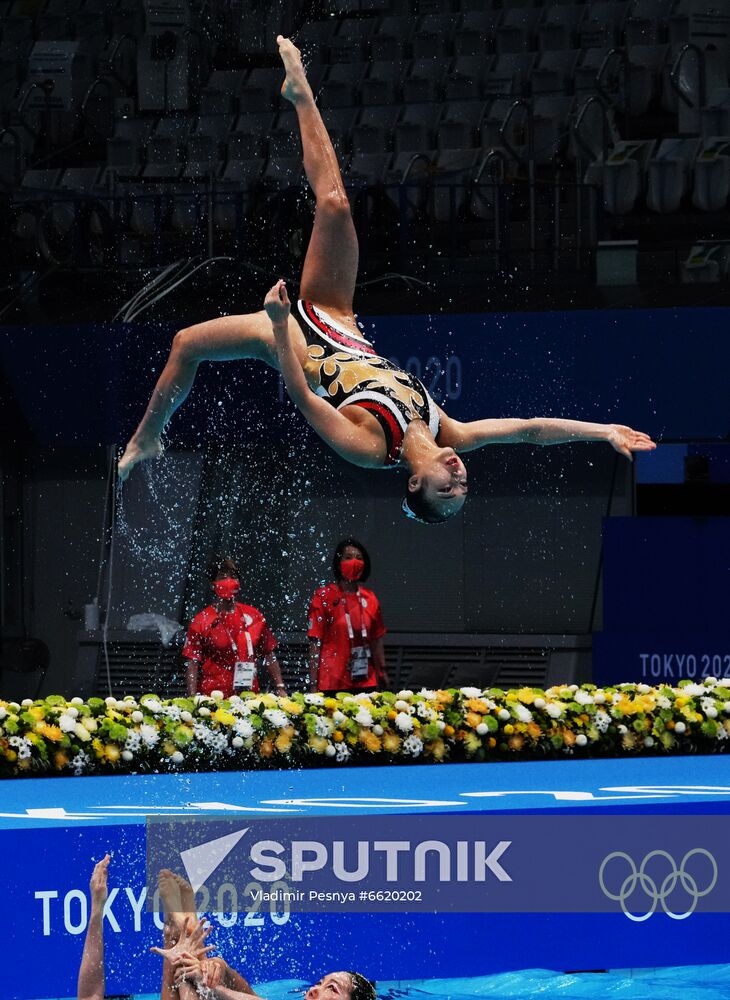 Japan Olympics 2020 Artistic Swimming Team Technical Routine