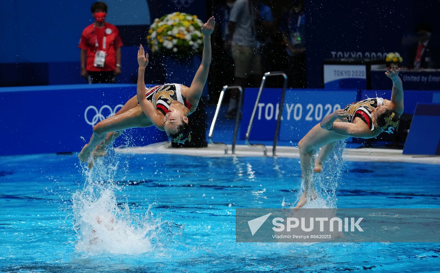 Japan Olympics 2020 Artistic Swimming Team Technical Routine