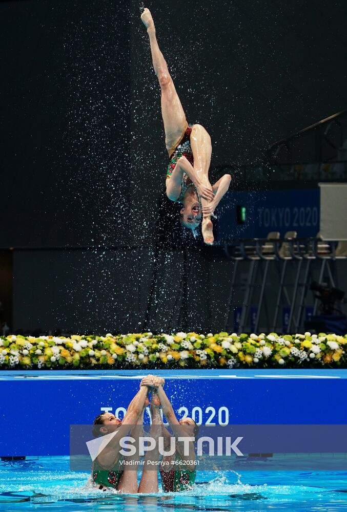 Japan Olympics 2020 Artistic Swimming Team Technical Routine