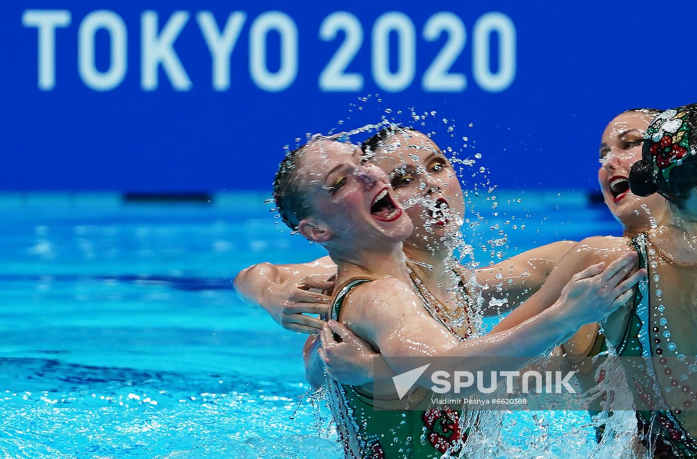 Japan Olympics 2020 Artistic Swimming Team Technical Routine