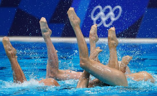 Japan Olympics 2020 Artistic Swimming Team Technical Routine