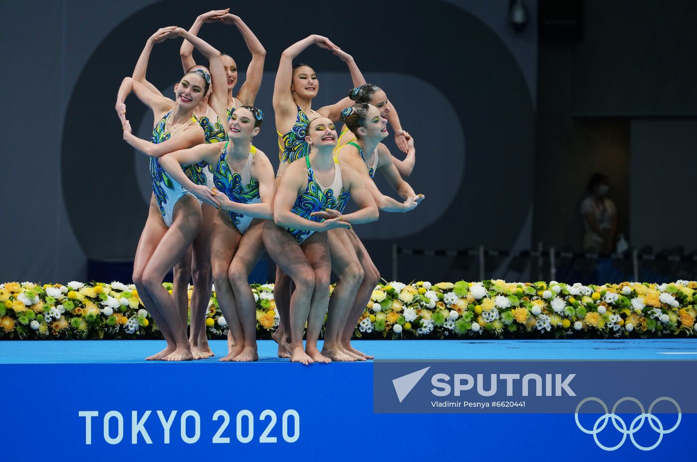 Japan Olympics 2020 Artistic Swimming Team Technical Routine