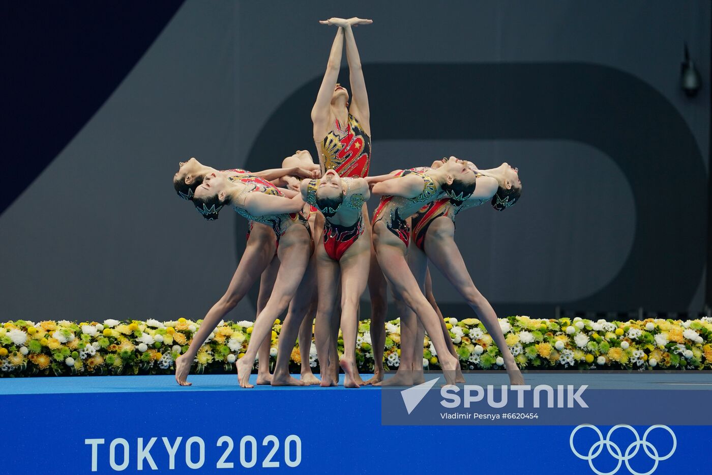 Japan Olympics 2020 Artistic Swimming Team Technical Routine