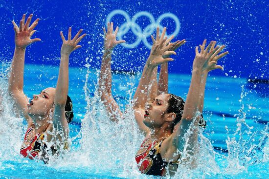 Japan Olympics 2020 Artistic Swimming Team Technical Routine