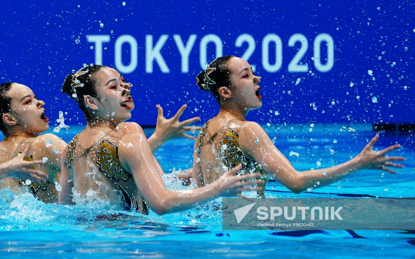 Japan Olympics 2020 Artistic Swimming Team Technical Routine