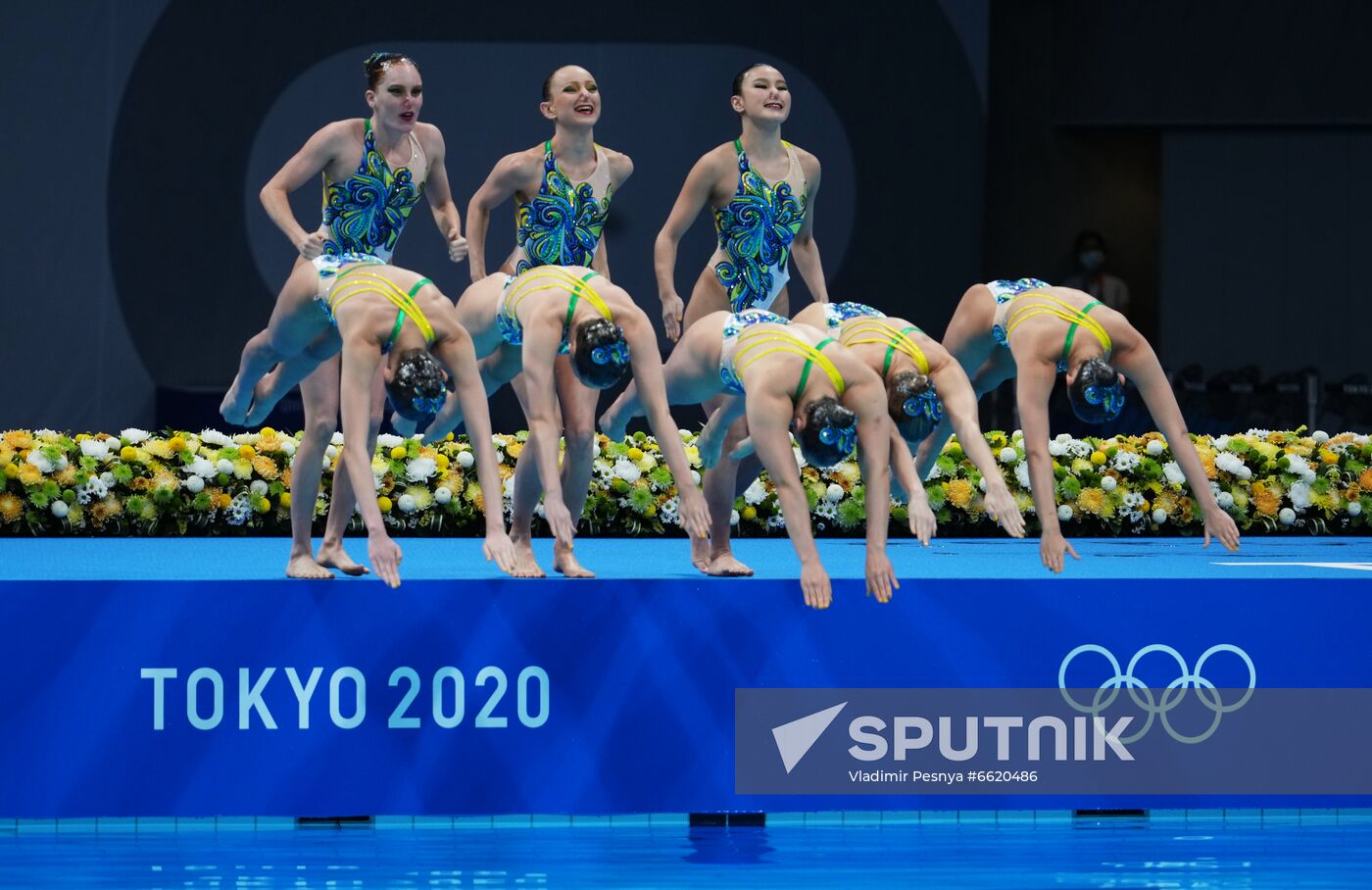 Japan Olympics 2020 Artistic Swimming Team Technical Routine