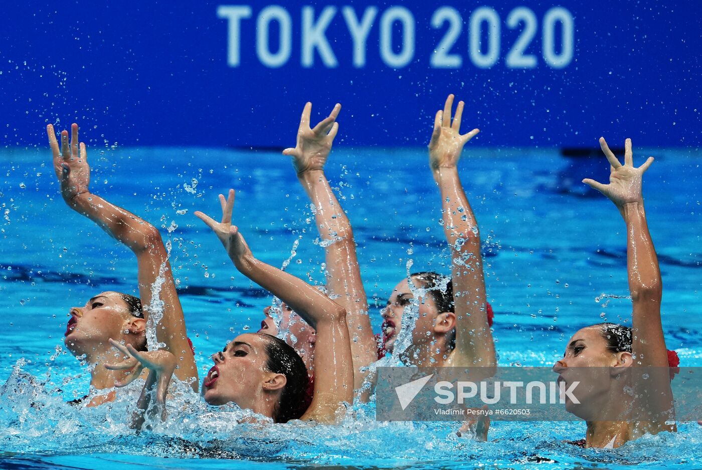 Japan Olympics 2020 Artistic Swimming Team Technical Routine