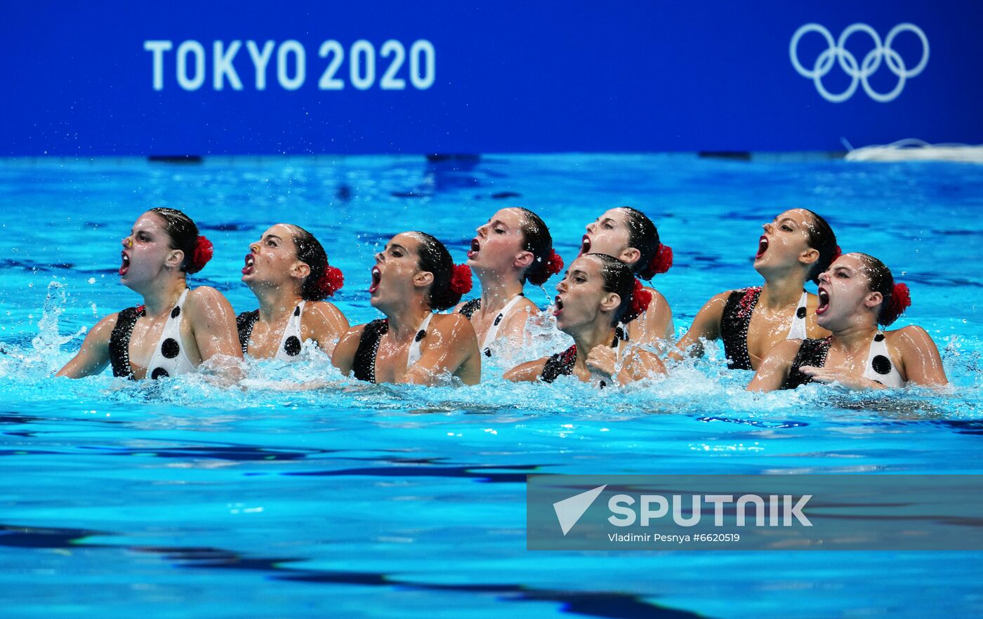 Japan Olympics 2020 Artistic Swimming Team Technical Routine