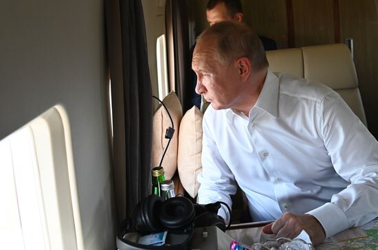 Russia Putin Ural and Volga Federal Districts