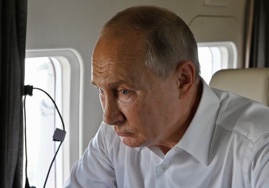Russia Putin Ural and Volga Federal Districts