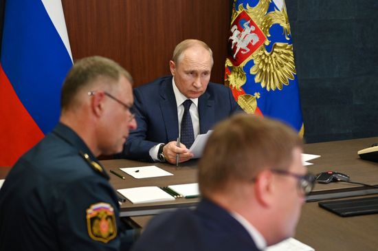 Russia Putin Ural and Volga Federal Districts