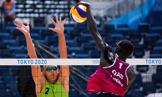 Japan Olympics 2020 Beach Volleyball Men Plavins/Tocs - Cherif/Ahmed