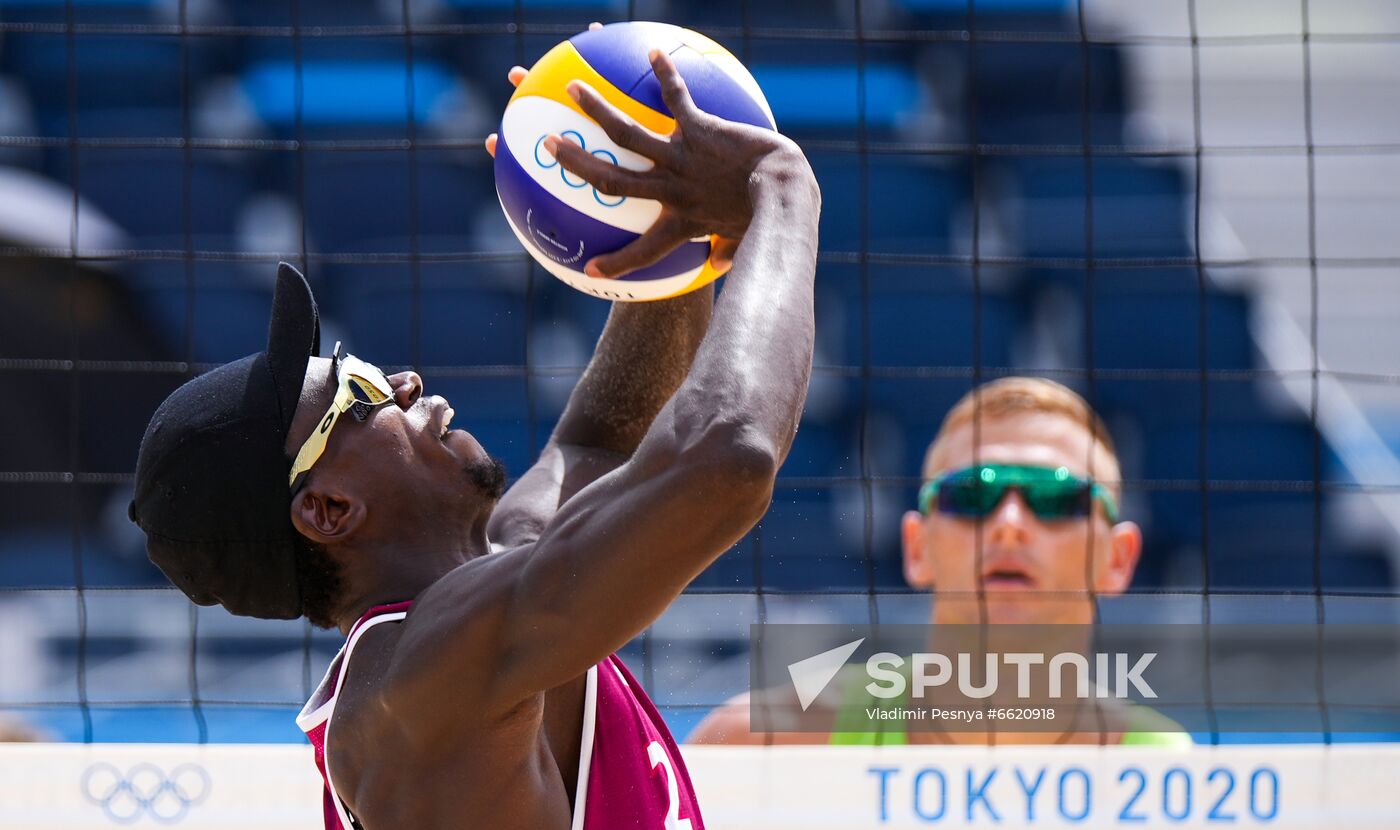 Japan Olympics 2020 Beach Volleyball Men Plavins/Tocs - Cherif/Ahmed