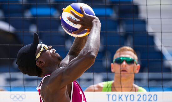 Japan Olympics 2020 Beach Volleyball Men Plavins/Tocs - Cherif/Ahmed
