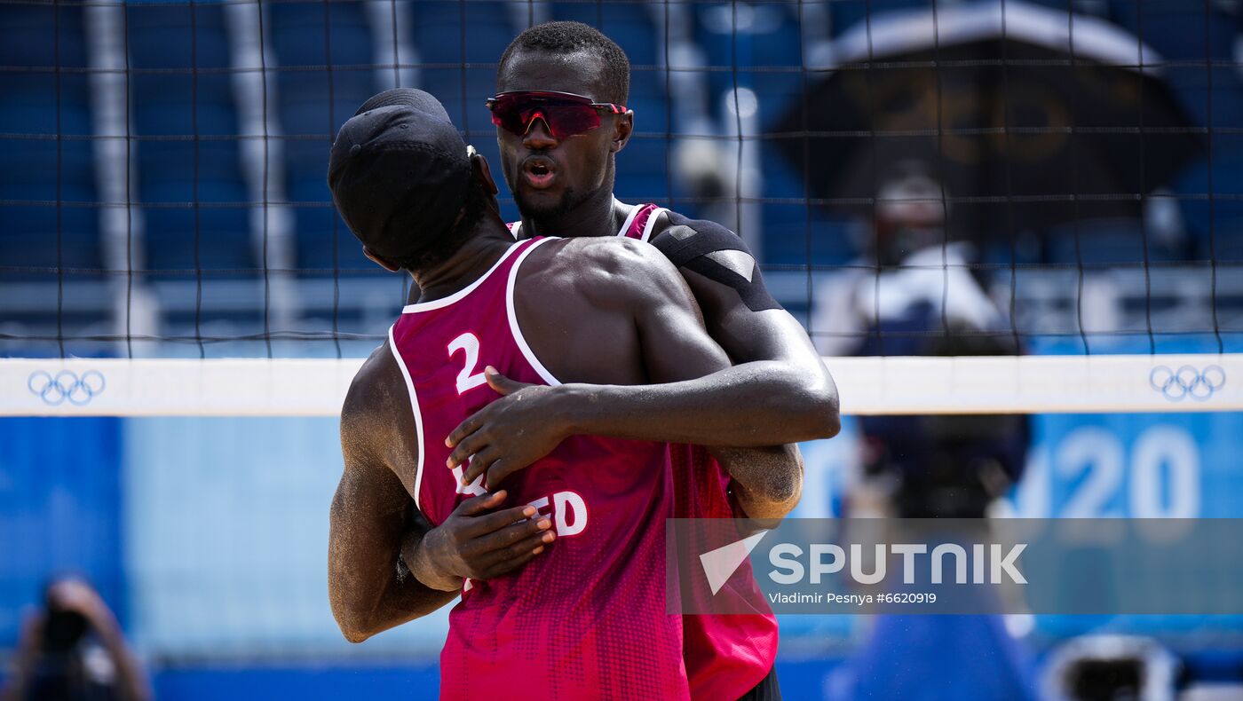 Japan Olympics 2020 Beach Volleyball Men Plavins/Tocs - Cherif/Ahmed